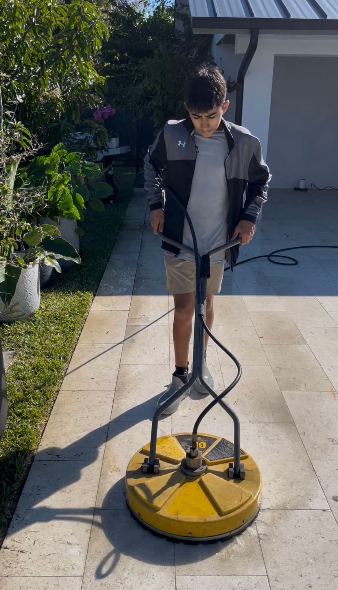 Spotless Poolside Pressure Washing in Hialeah