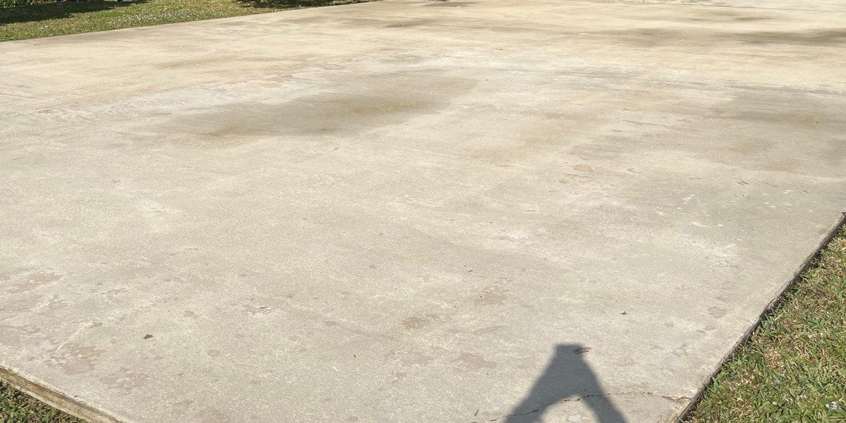 After pressure washing South Florida