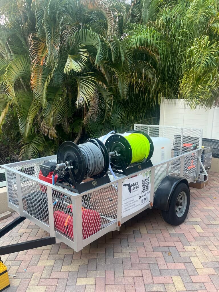 Pressure Washing Trailer- 8GPM Honda 4500psi
